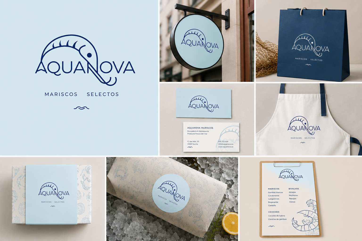 AQUANOVA SEAFOOD — pieza 2